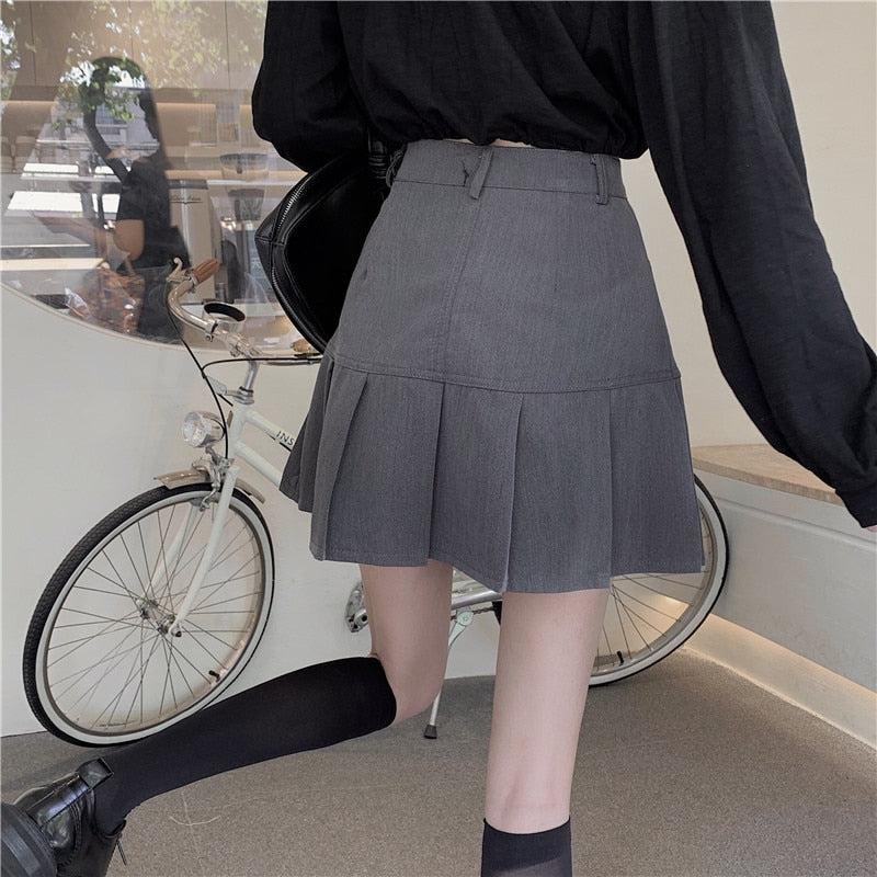 Pleated College Mini Skirt - KAYSMAR