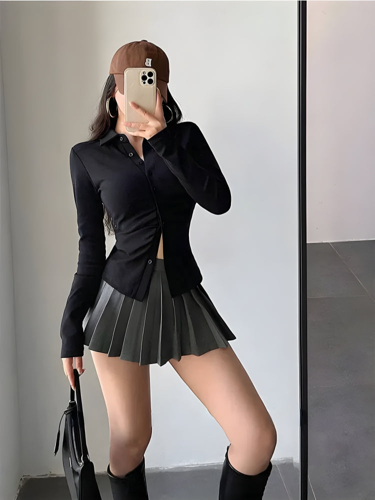 Pleated Tennis Mini Skirt - KAYSMAR