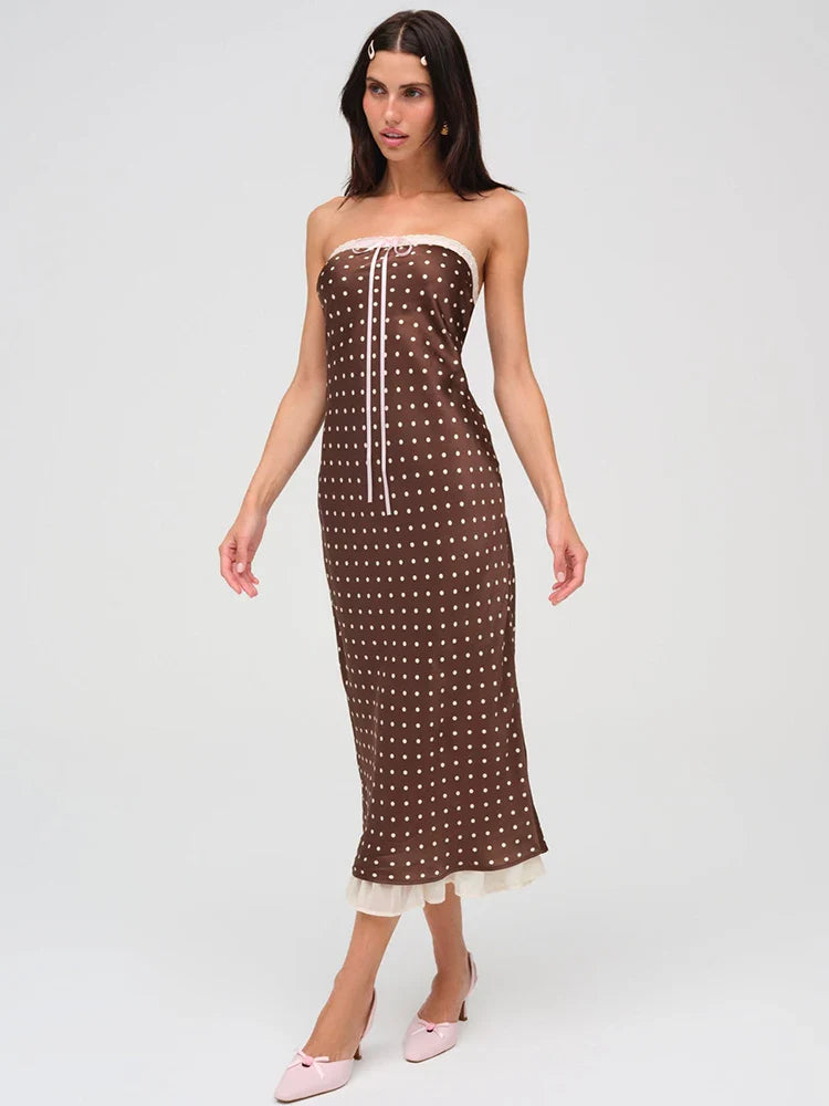 Polka Dot Midi Dress - KAYSMAR