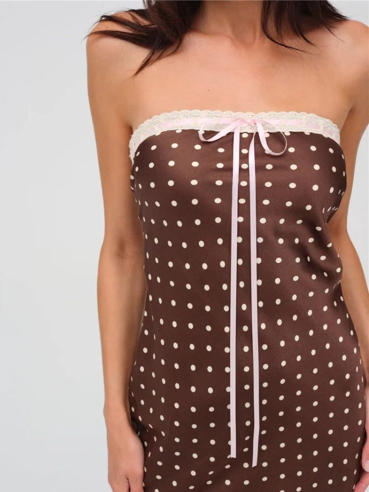 Polka Dot Midi Dress - KAYSMAR