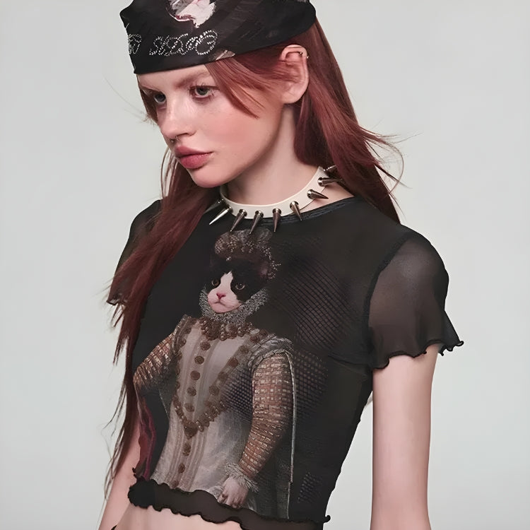 Princess Cat Crop Top - KAYSMAR
