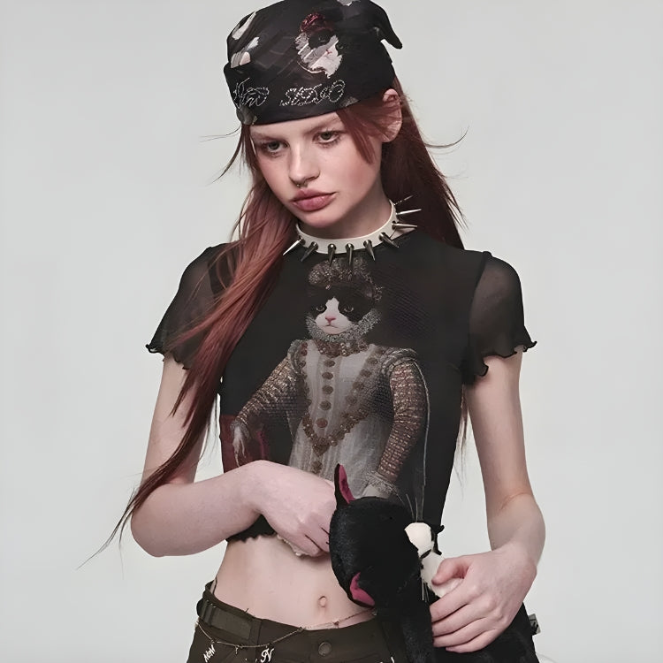 Princess Cat Crop Top - KAYSMAR
