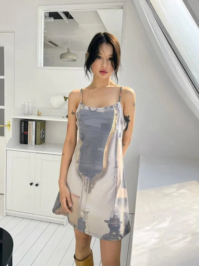 Renaissance Open Back Mini Dress - KAYSMAR