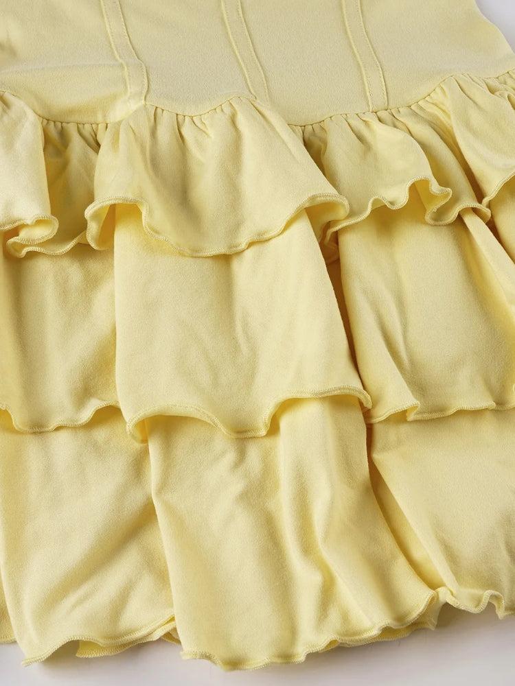 Ruffled Halter Mini Dress - KAYSMAR
