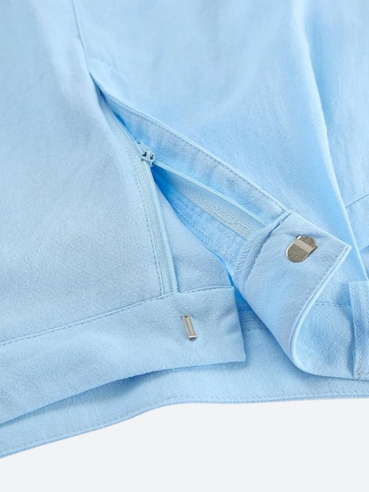 Shirt & Pants Blue Two Piece Set - KAYSMAR