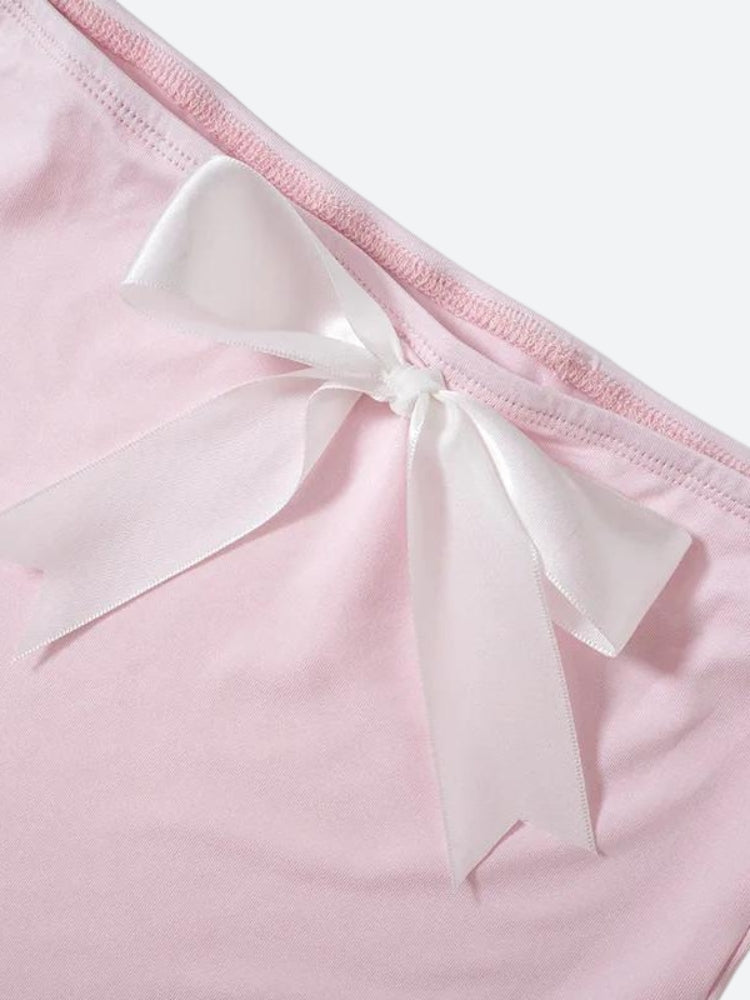 Soft Coquette Bow Two Piece Set - KAYSMAR