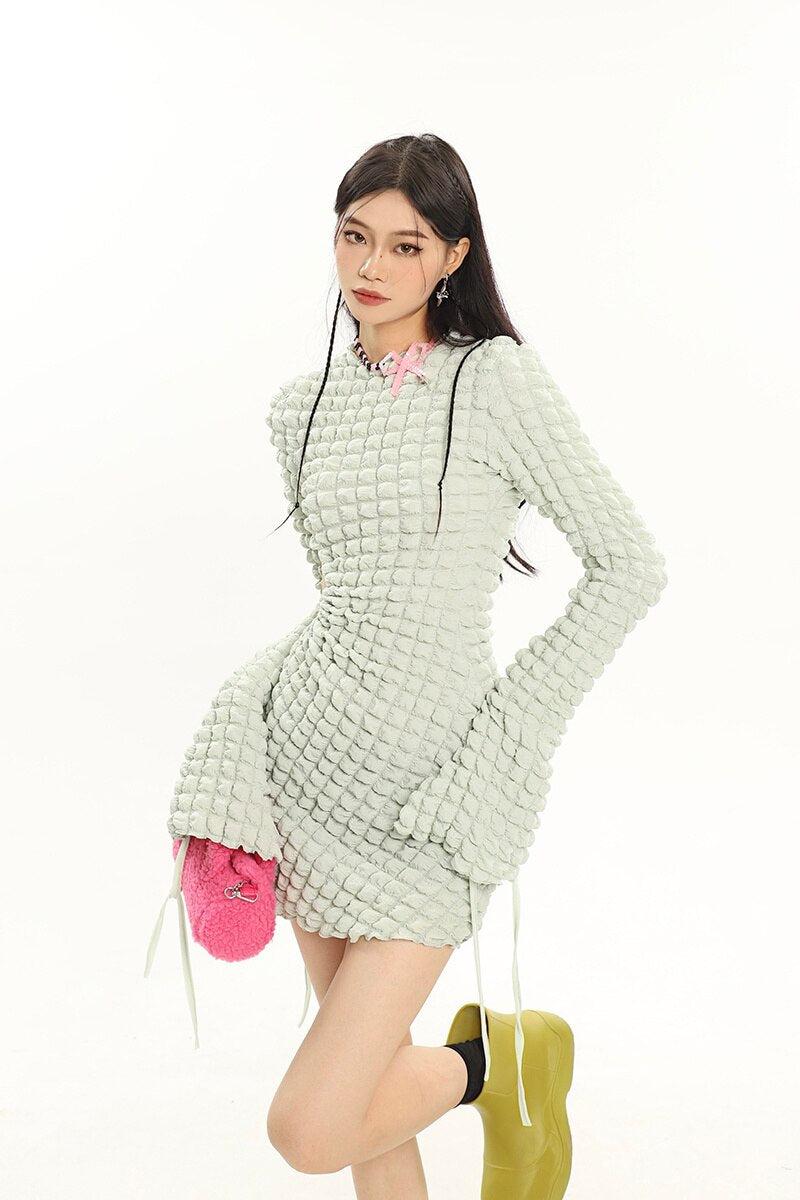 Soft Girl Cut Out Mini Dress - KAYSMAR