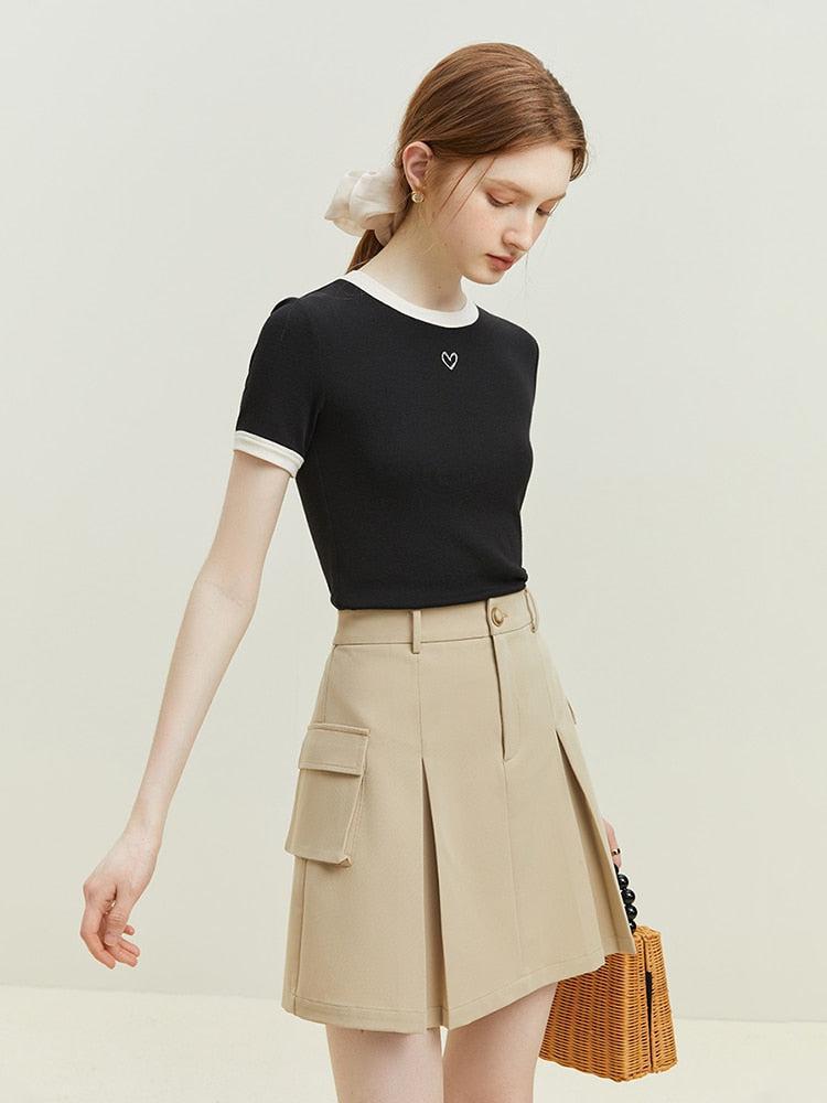 Soft Girl Minimal Heart Tee - KAYSMAR