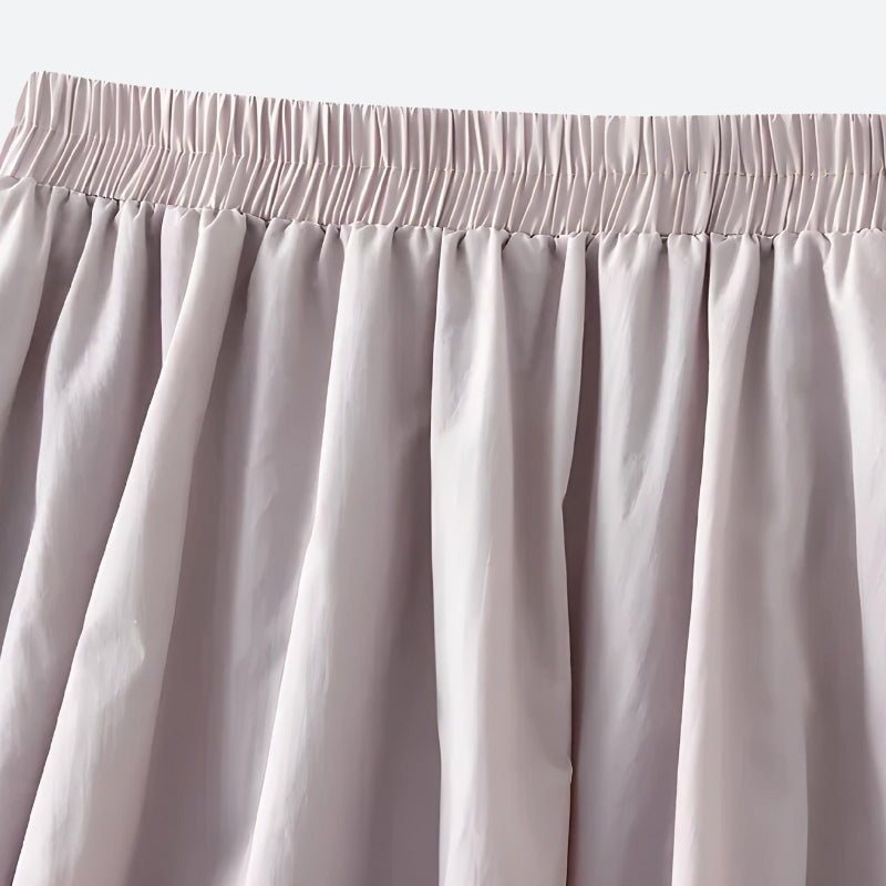 Soft Girl Pastel Bubble Midi Skirt - KAYSMAR