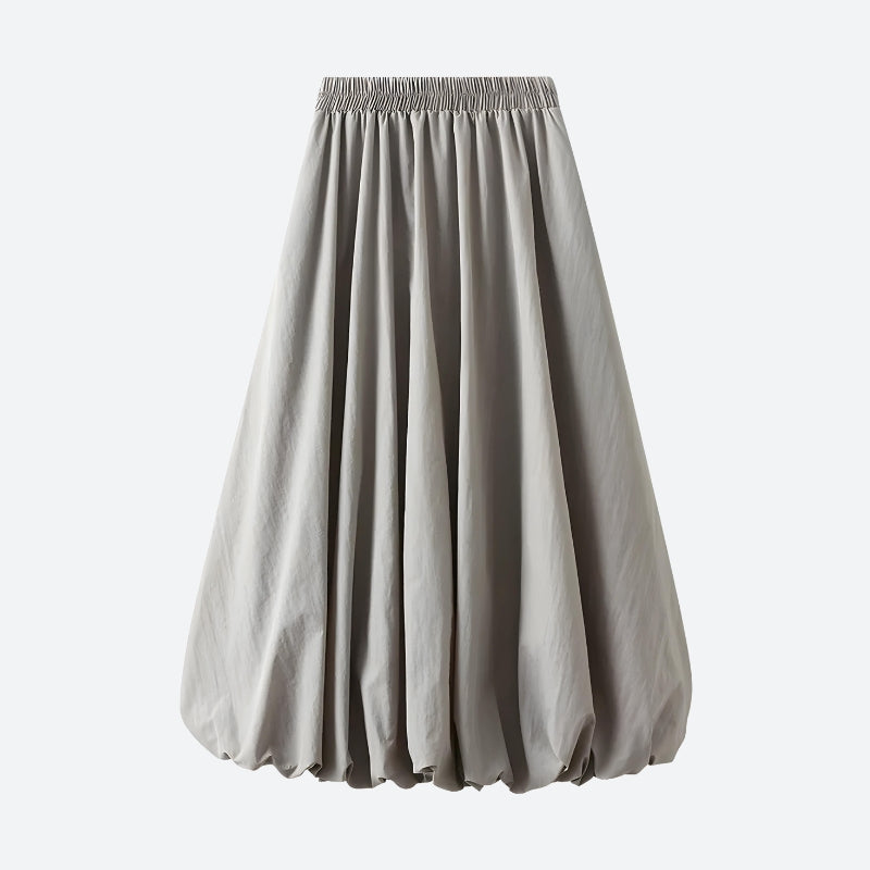 Soft Girl Pastel Bubble Midi Skirt - KAYSMAR