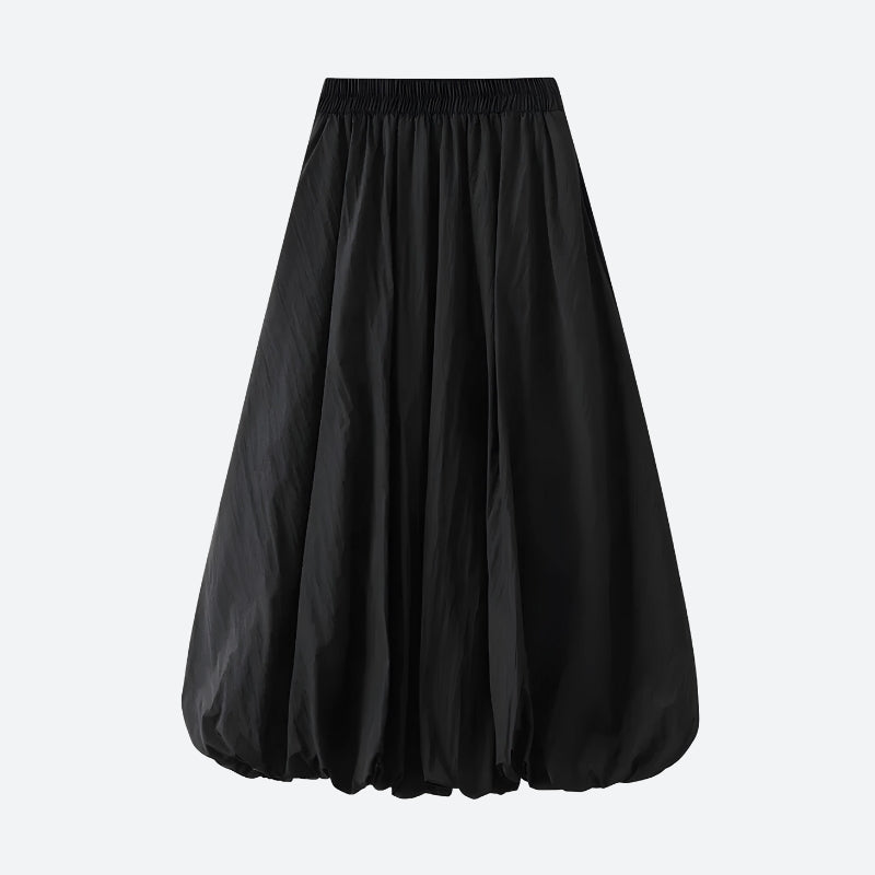 Soft Girl Pastel Bubble Midi Skirt - KAYSMAR
