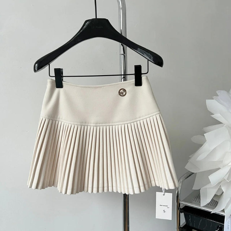 Soft Girl Pleated High Rise Mini Skort - KAYSMAR