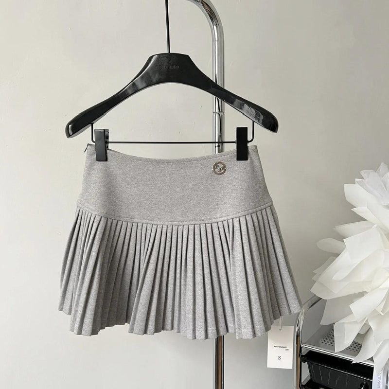 Soft Girl Pleated High Rise Mini Skort - KAYSMAR