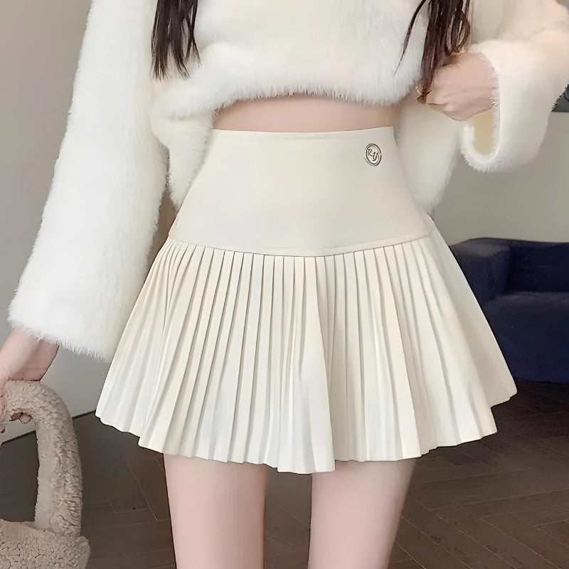 Soft Girl Pleated High Rise Mini Skort - KAYSMAR