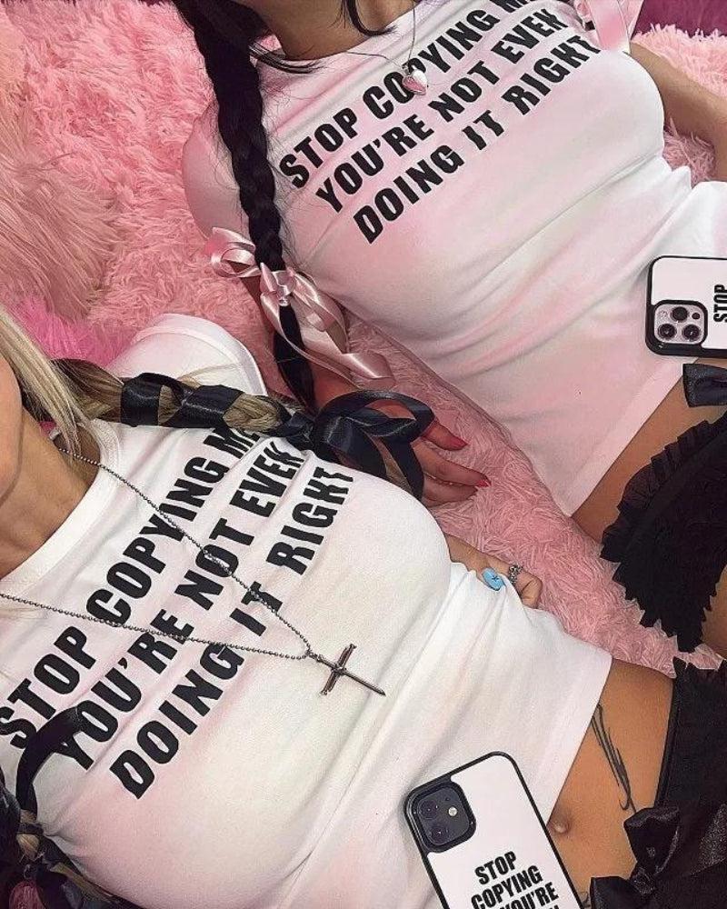 Stop Copying Me Tee - KAYSMAR