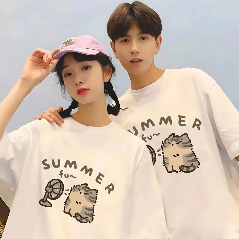 Summer Cat Tee - KAYSMAR