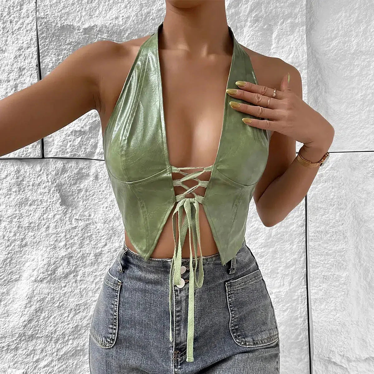 Tie Front Top - KAYSMAR