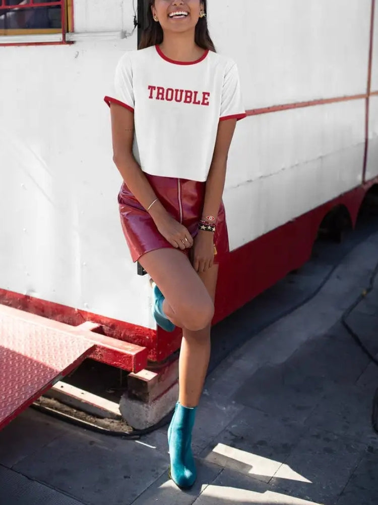 Trouble Ringer Tee - KAYSMAR
