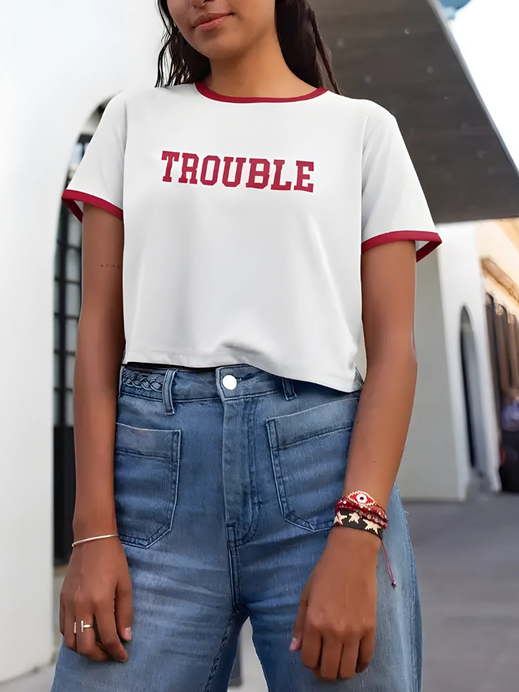 Trouble Ringer Tee - KAYSMAR