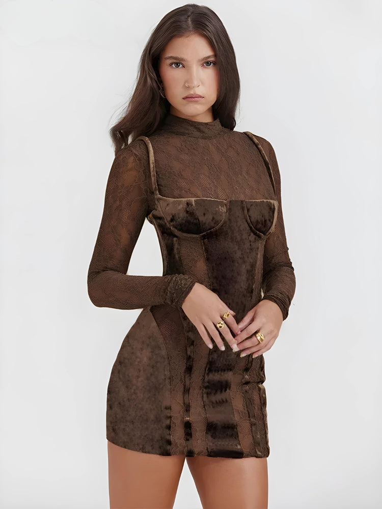 Velvet Mini Dress - KAYSMAR