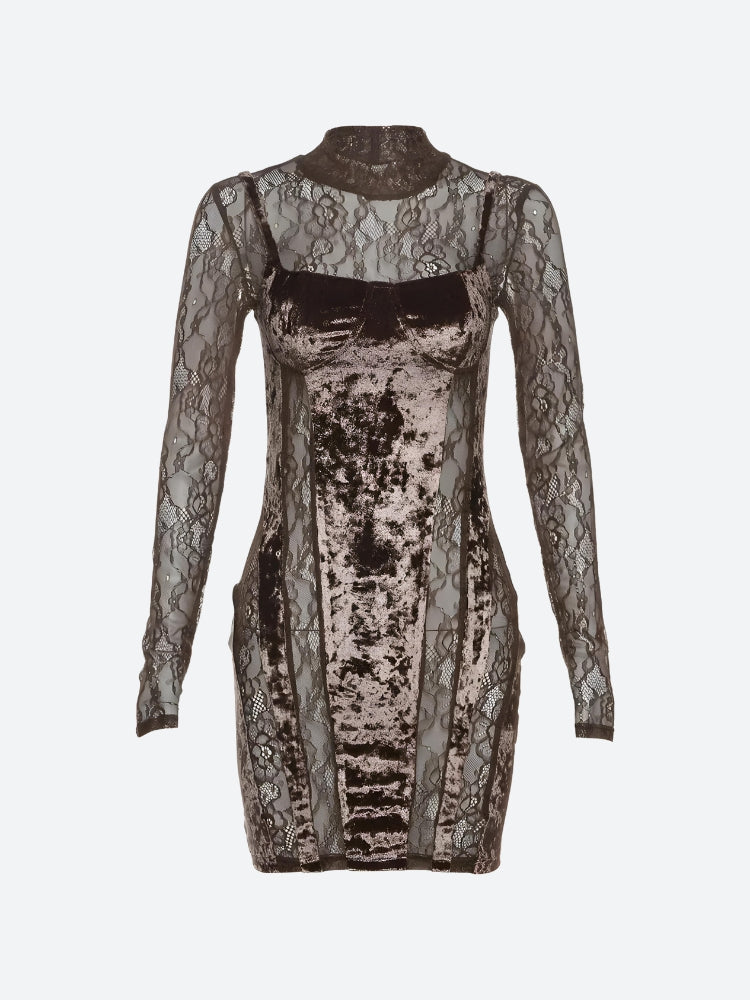 Velvet Mini Dress - KAYSMAR