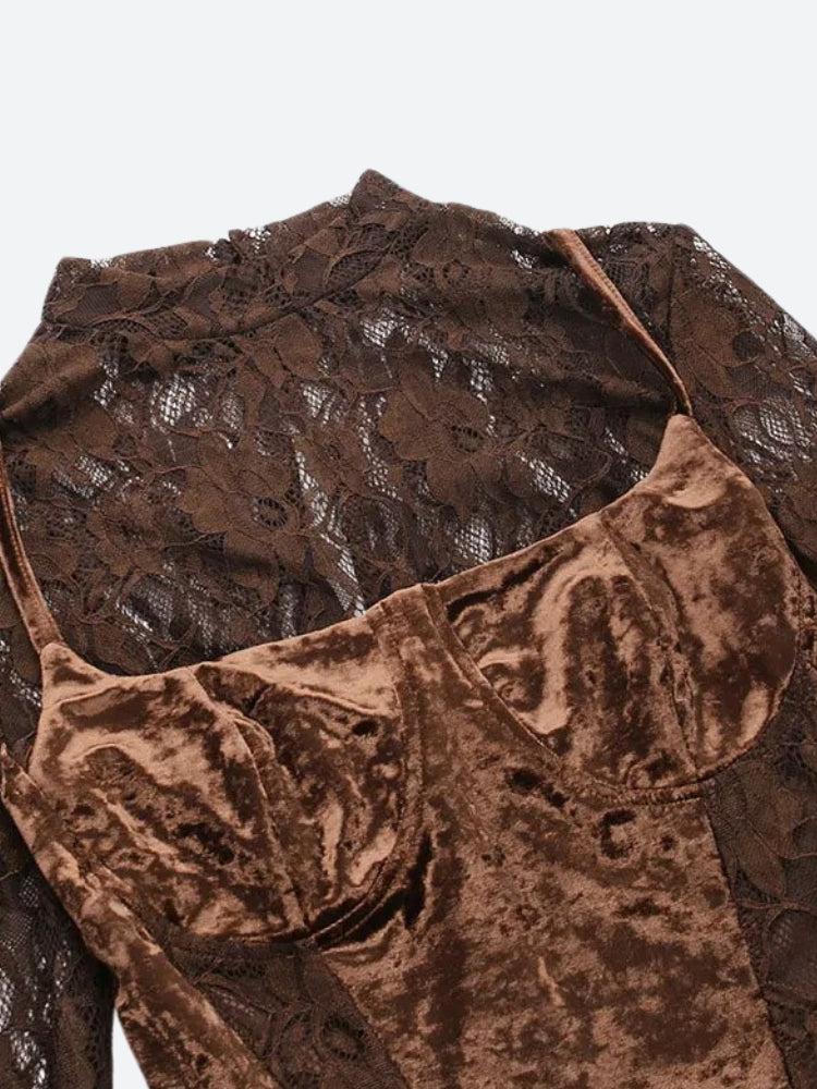 Velvet Mini Dress - KAYSMAR