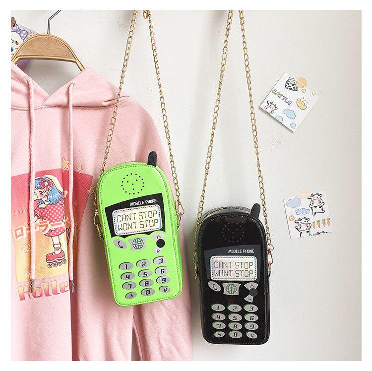 Weirdcore Retro Mobile Phone Shaped Handbag - KAYSMAR