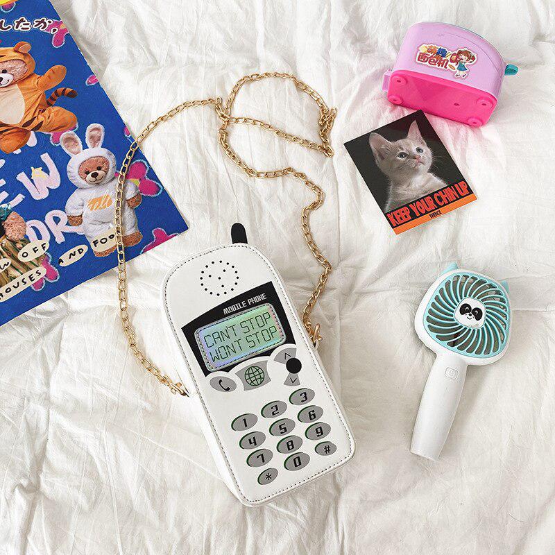Weirdcore Retro Mobile Phone Shaped Handbag - KAYSMAR