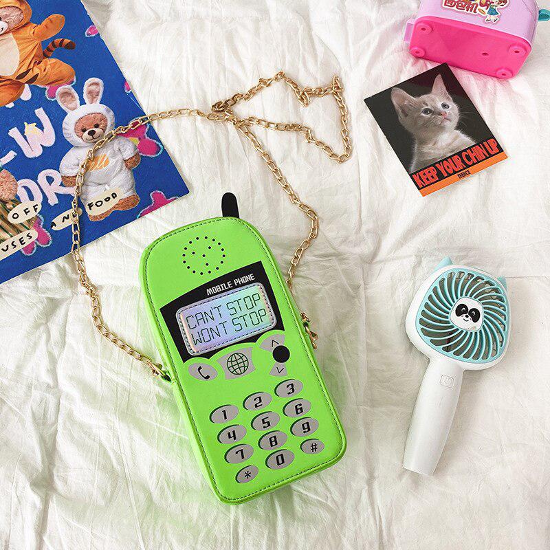 Weirdcore Retro Mobile Phone Shaped Handbag - KAYSMAR