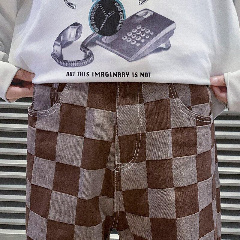 Y2K Checkered Pants - KAYSMAR