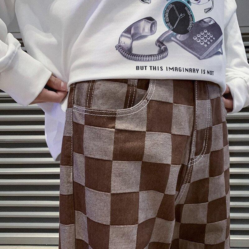 Y2K Checkered Pants - KAYSMAR