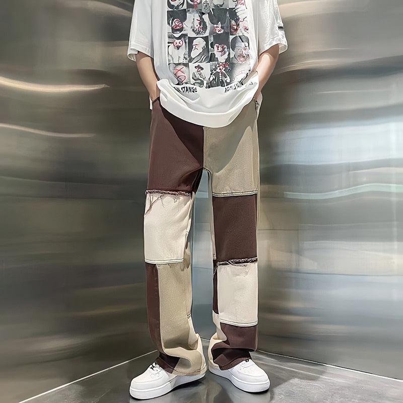 Y2K Patchwork Pants - KAYSMAR