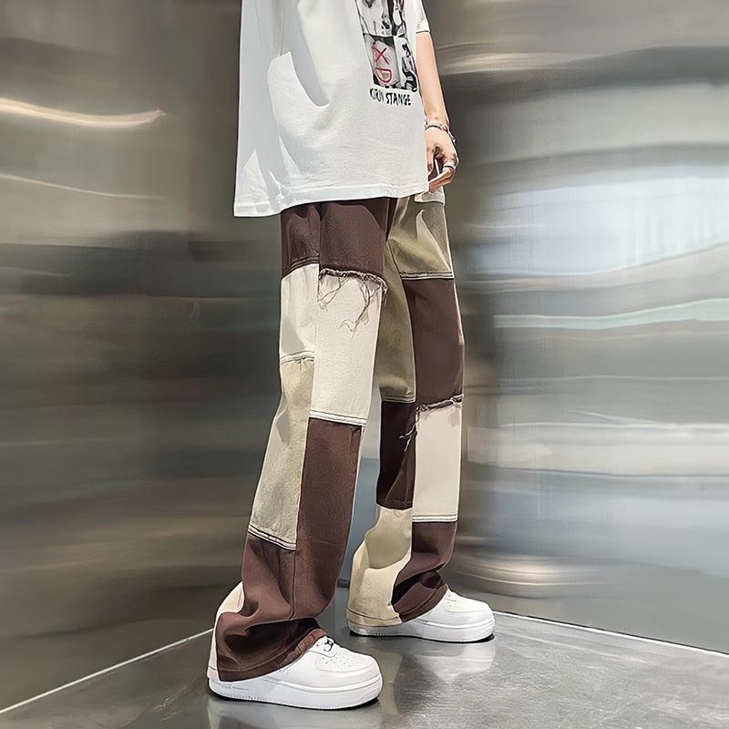 Y2K Patchwork Pants - KAYSMAR