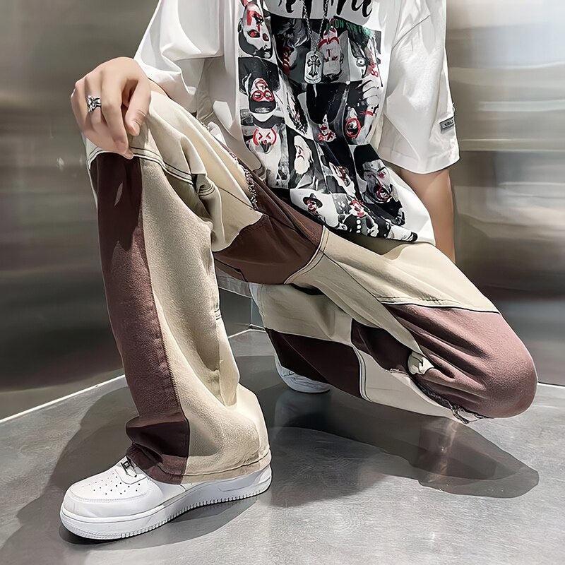 Y2K Patchwork Pants - KAYSMAR