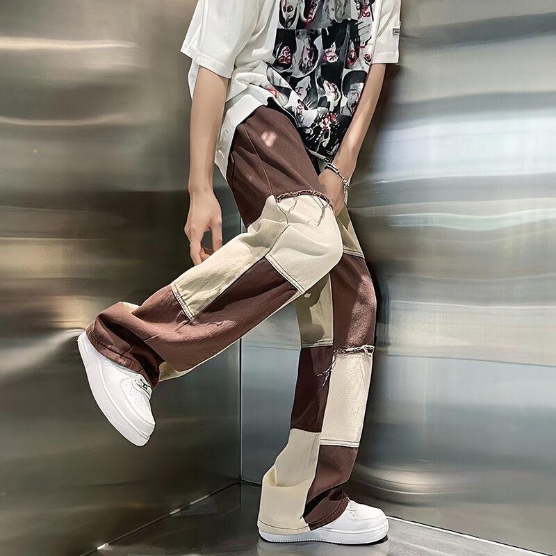 Y2K Patchwork Pants - KAYSMAR