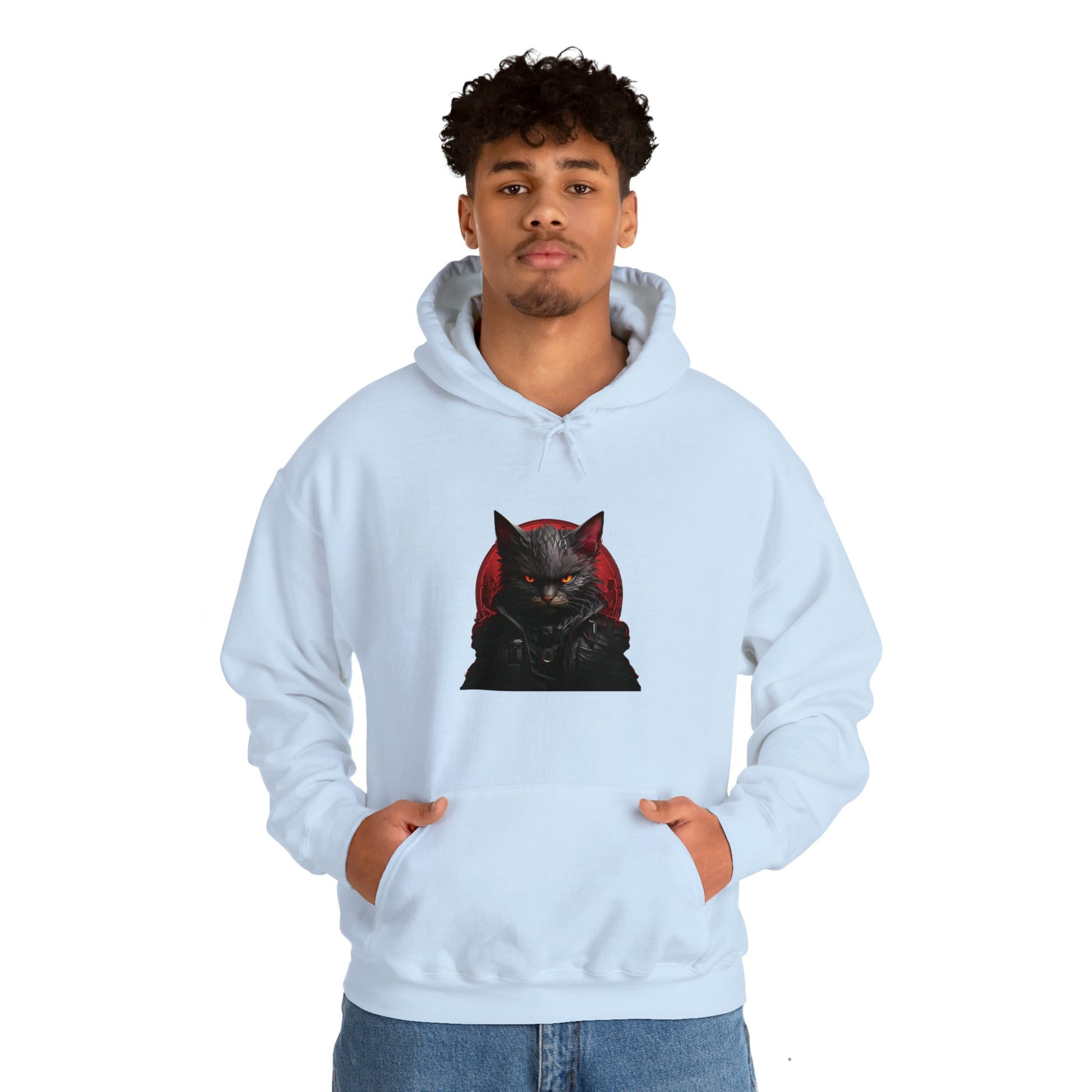 Angry Cat Hooded Sweatshirt - Kaysmar