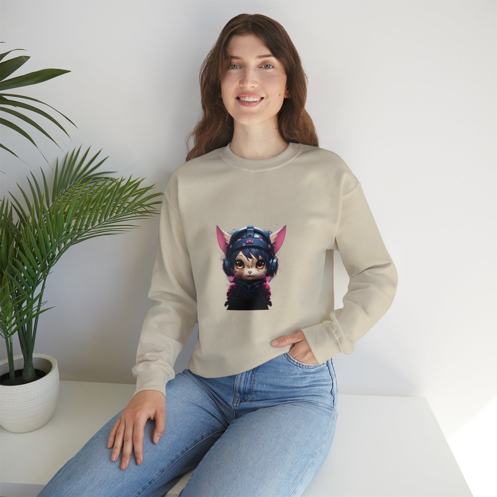 Kawaii Cute Cat Sweatshirt - Kaysmar