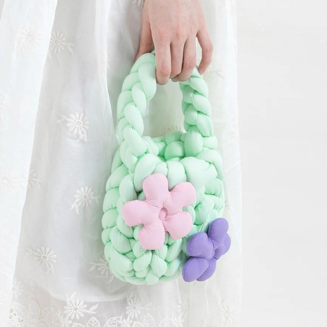 Soft Girl Super Bulky Yarn Handbag - KAYSMAR