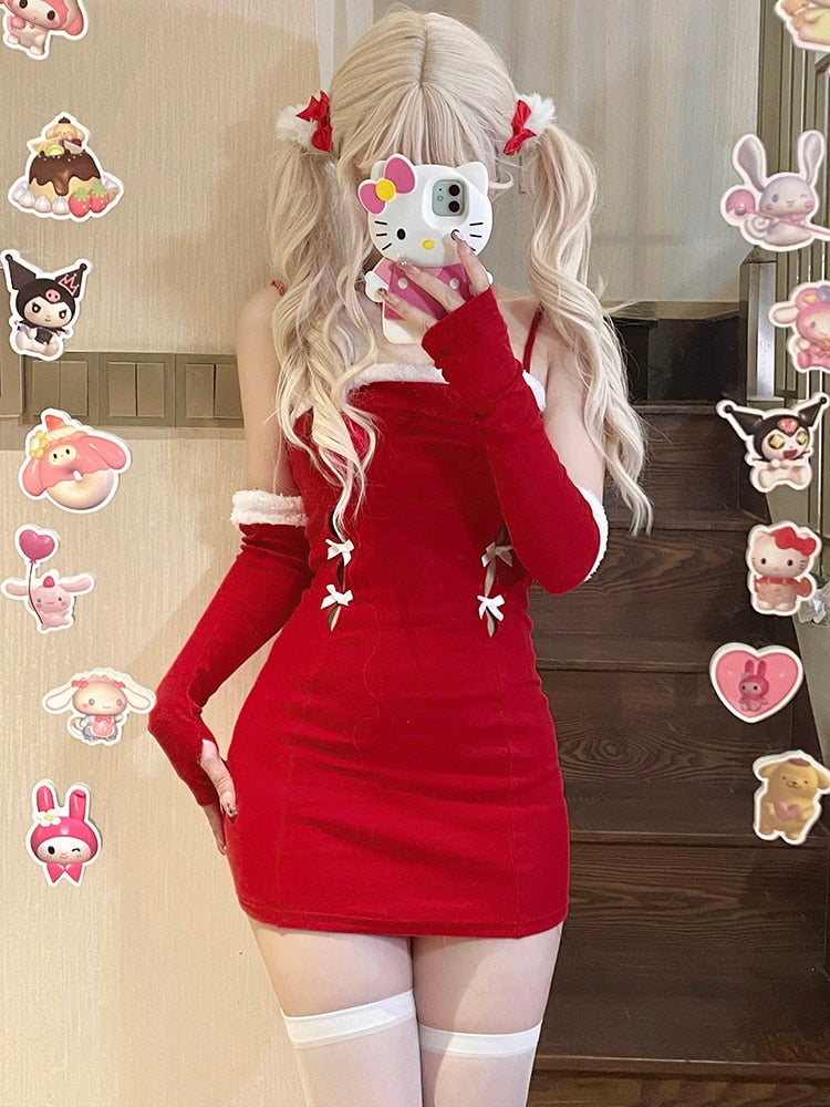 Aesthetic Red Party Dress - Kaysmar