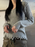 Chic Y2k Knitted Casual Pullovers - Kaysmar