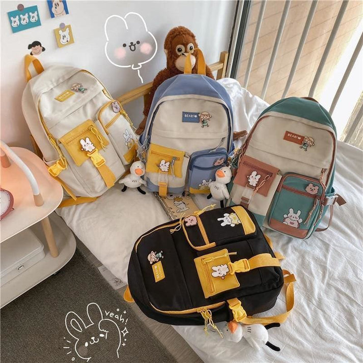 Duck Cute School Backpack