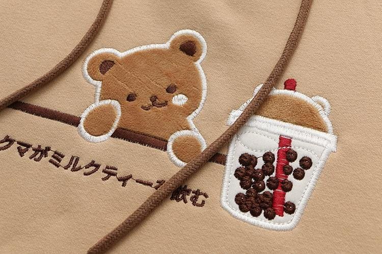 Harajuku cute bear hoodie - Kaysmar