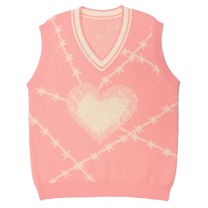 Heart Sweater Vest - Kaysmar