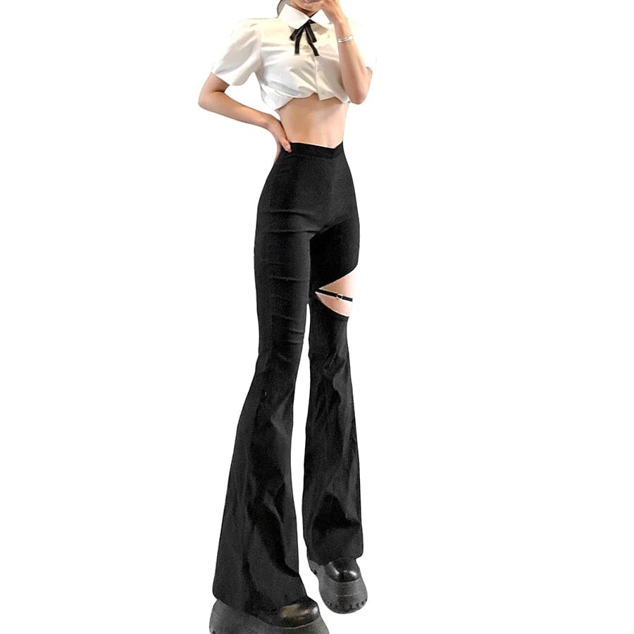 High street style flared trousers - Kaysmar