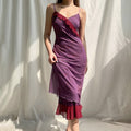 Purple Fairycore Y2k Midi Dresses - Kaysmar