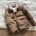 Streetwear zipper puffer coat - Kaysmar