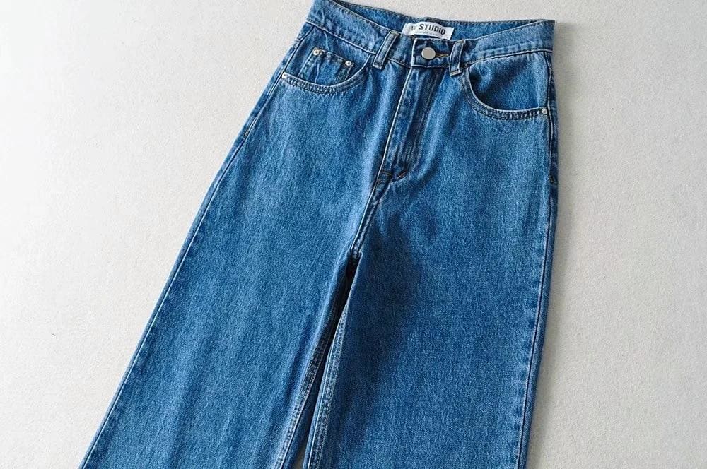 Tumblr aesthetic straight legs jean pants - Kaysmar